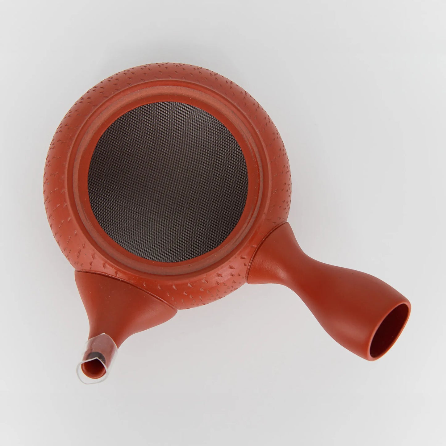 Tokoname Kyusu – Red Clay Teapot with Engraving | Side Handle | 360 ml