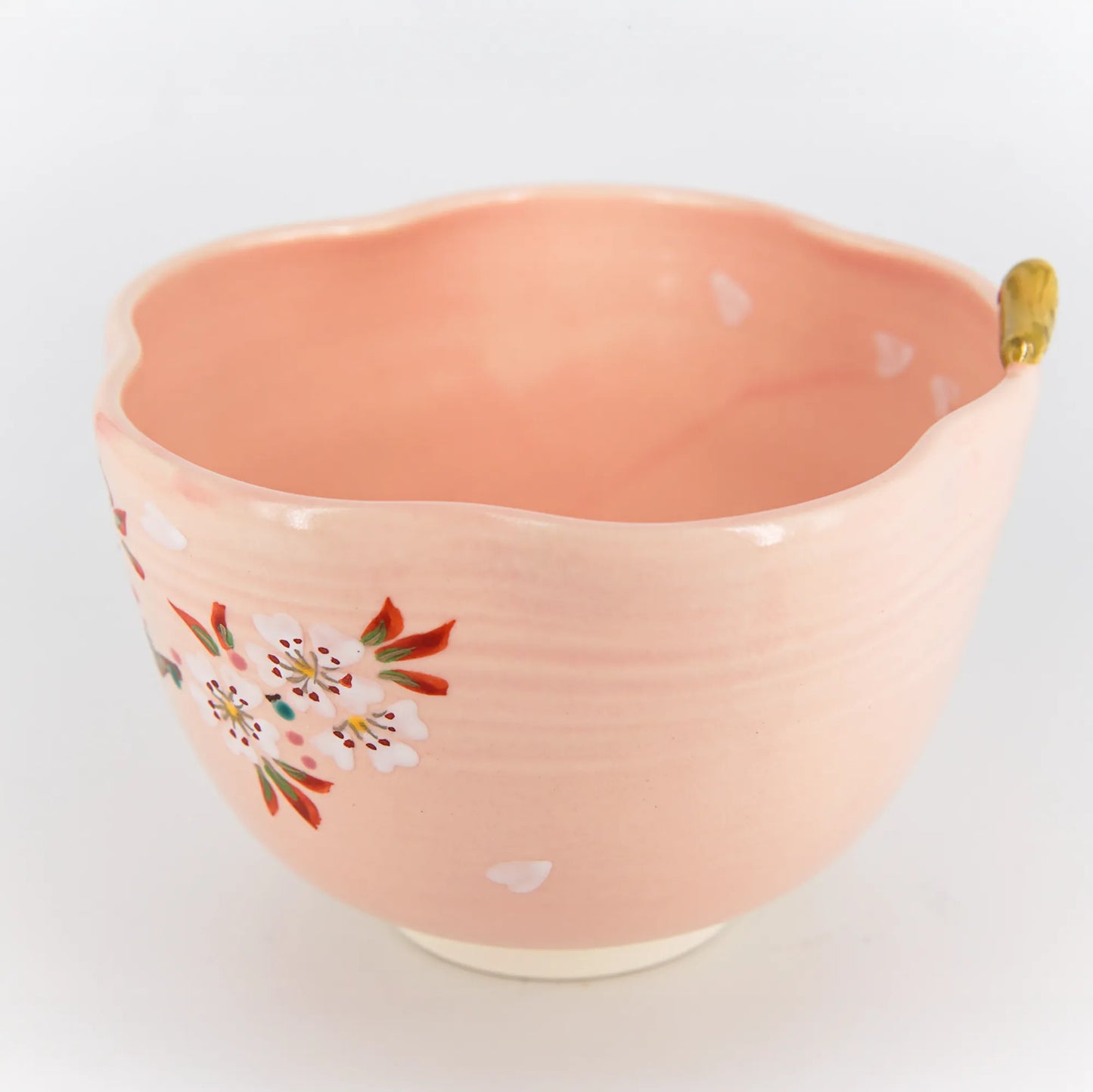 Matcha Chawan – Sakura & Bird Design by Takenaka Kosho (Kyoto, Japan)