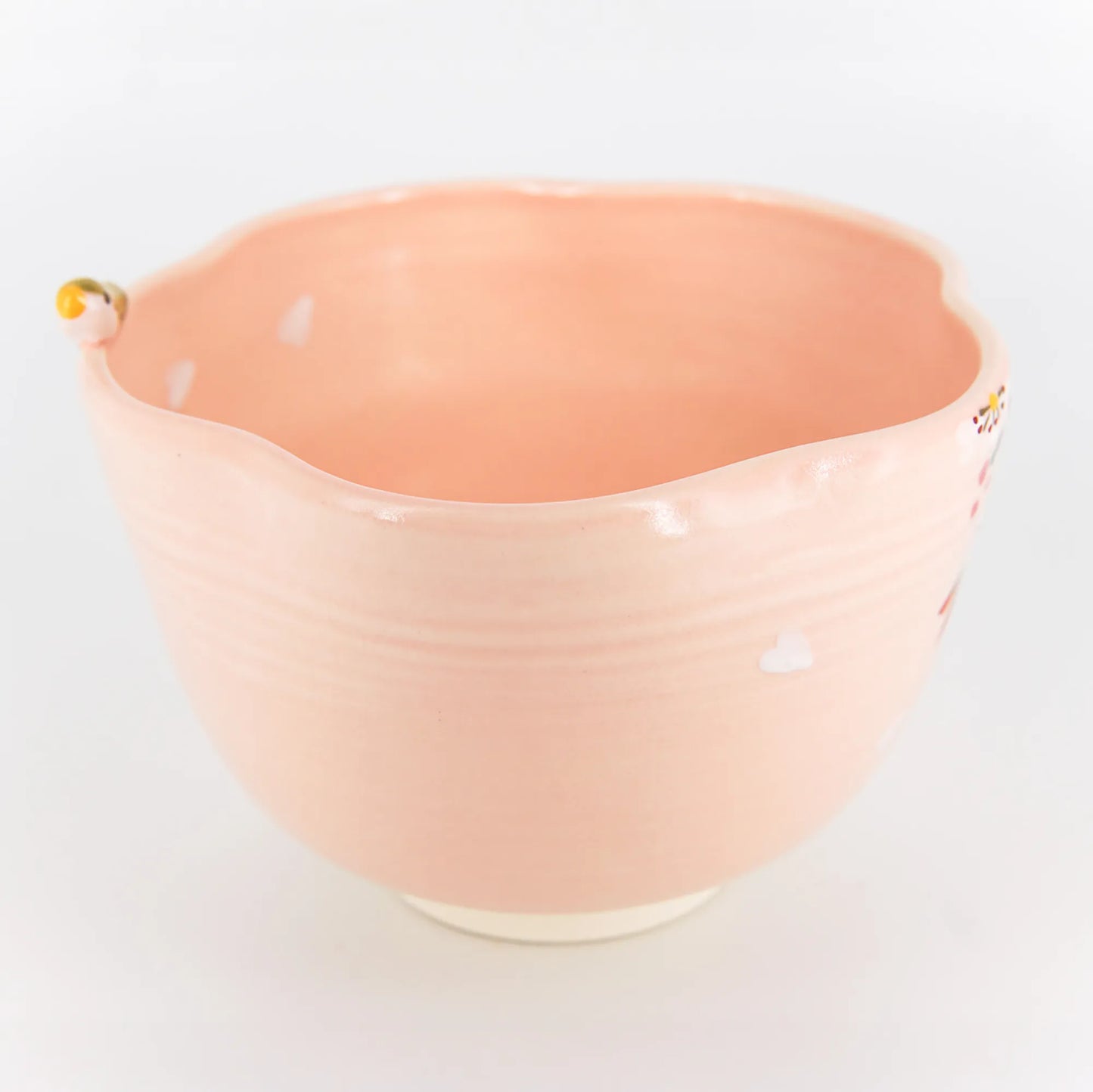 Matcha Chawan – Sakura & Bird Design by Takenaka Kosho (Kyoto, Japan)