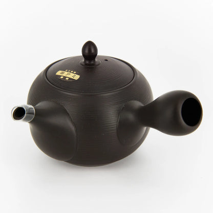 Tokoname Kyusu by Shunjugama – Hand-Painted Sakura Design | Obi-ami Filter | 500 ml