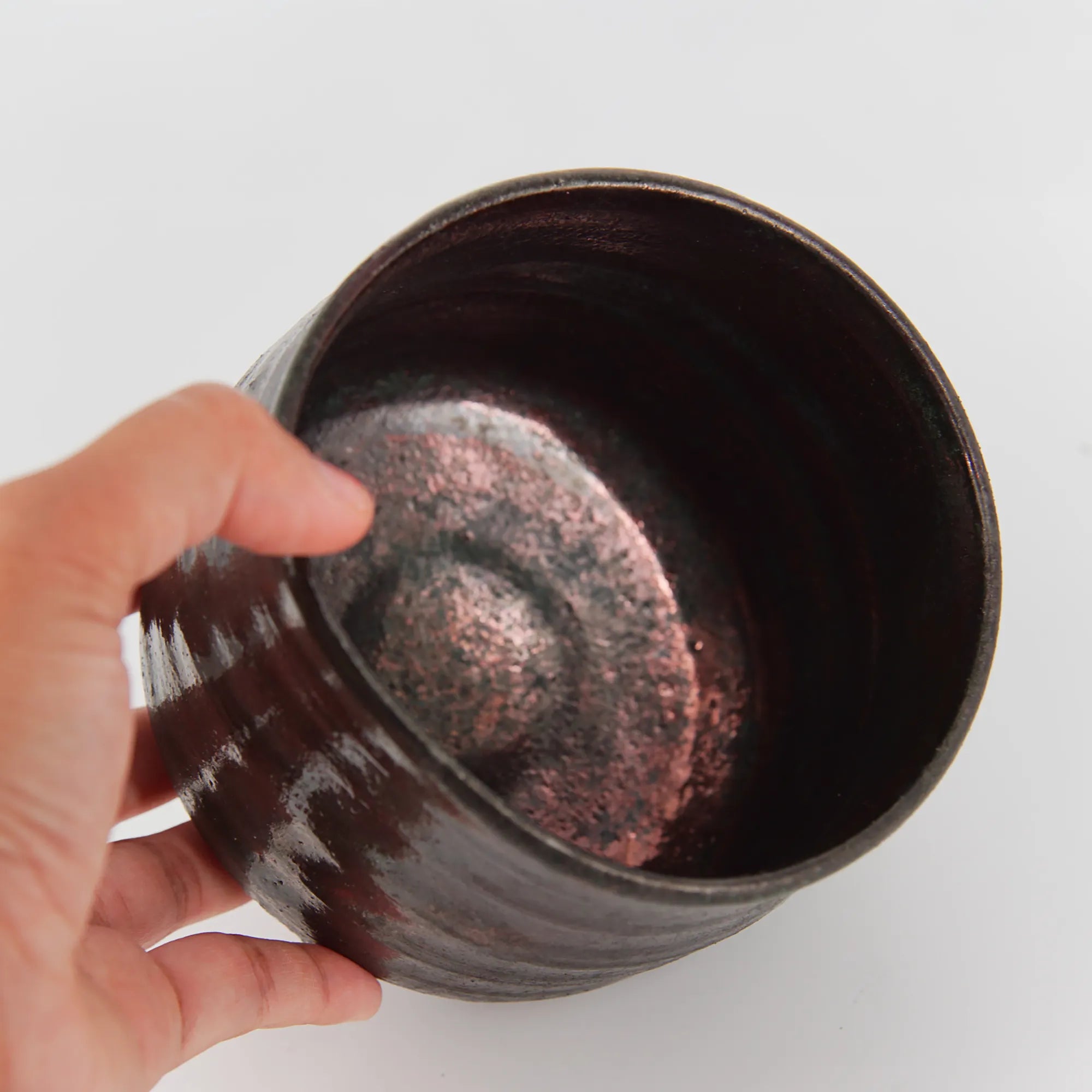 Raku Chawan – American-Style Matcha Bowl by Hirofumi Miwa (Seto, Japan)