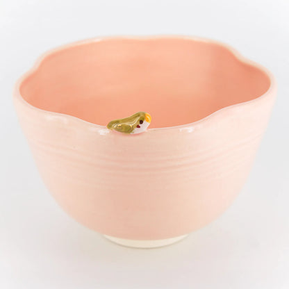 Matcha Chawan – Sakura & Bird Design by Takenaka Kosho (Kyoto, Japan)